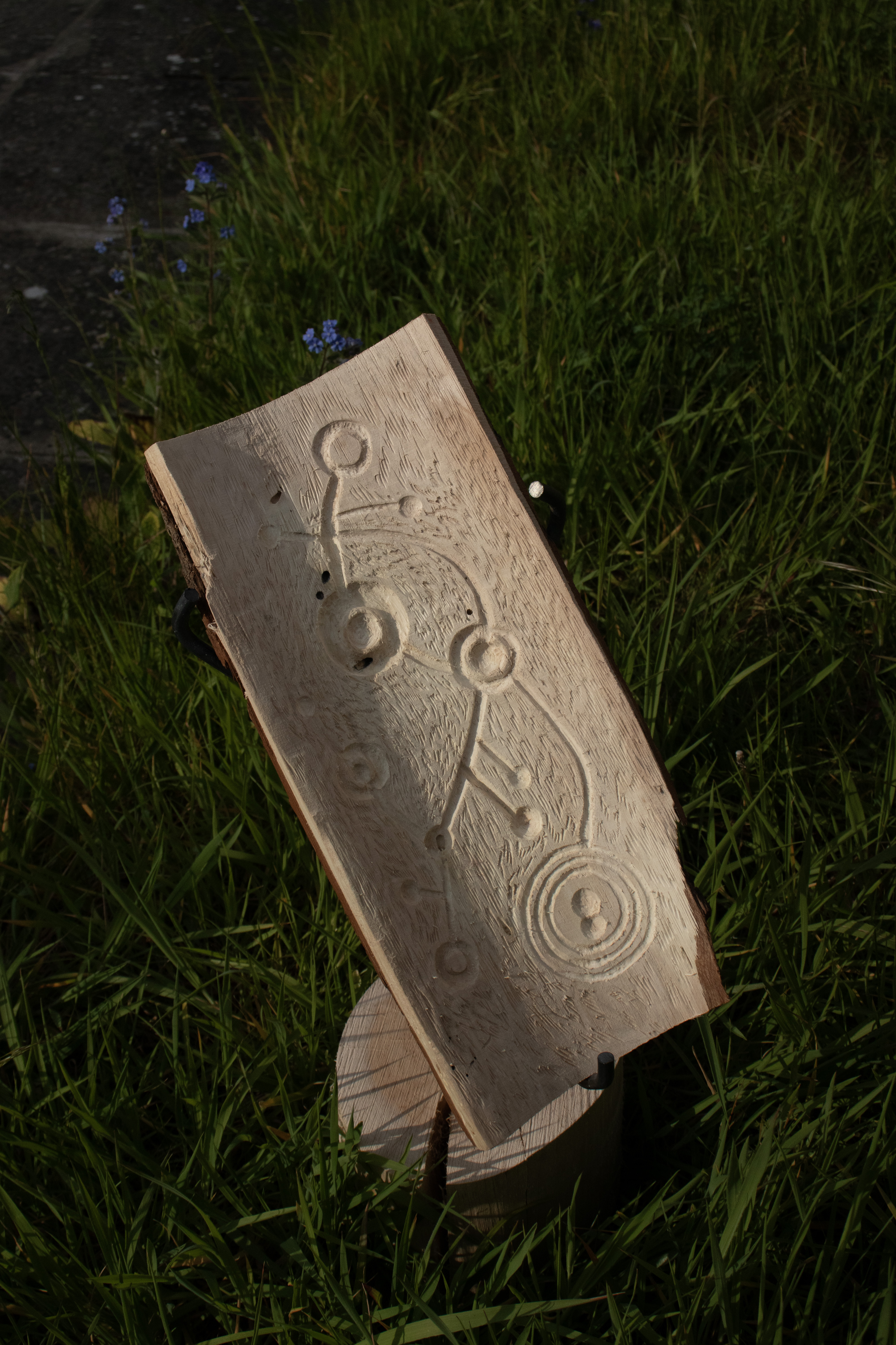 Photograph of a sculpture used to imprint onto skin